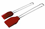 Кисть силиконовая с ручкой из нержавеющей стали PROFF CUISINE SCB-SW-240 24 см, ширина 4 см, t 230С, 94001027