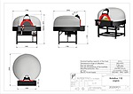<b>Печь для пиццы</b> дровяная VALORIANI Rotativo 110 Legna