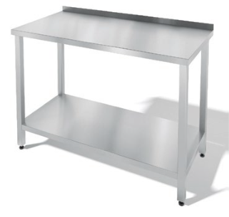 Стол производственный АЛТЭК СБ2П 18/7/8,5 борт, 2 полки