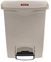 Контейнер с фронтальной педалью <b>Step-on </b>RUBBERMAID Slim Jim 30 л бежевый, 1883456