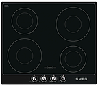 Панель варочная индукционная SMEG HOME SI964NM, 60 см, черная, фурнитура Victoria