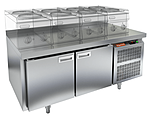 Стол охлаждаемый под тепловое оборудование HICOLD SN 11/TN LT