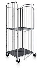 Стеллаж для белья передвижной LAVARINI ROLL BOX 4P