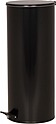 Урна с педалью 30 литров ТАРА.РУ, черная, УМП-30 черный