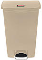 Контейнер с фронтальной педалью <b>Step-on </b>RUBBERMAID Slim Jim 68 л бежевый, 1883460