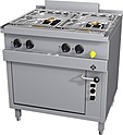 Плита газовая 4-конфорочная MKN с газовым духовым шкафом, 2163404