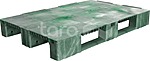 Паллет пластиковый ТАРА.РУ TR 1208-1 зеленый