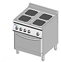 Плита 4-конфорочная электрическая TECNOINOX PFS70V7, 616076