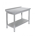 Стол универсальный LUXSTAHL СПУ-19/6 со сплошной полкой нерж., мко124