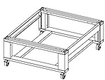 Подставка для трех печей ZANOLLI SYNTHESIS 08/50 /BM 3MC