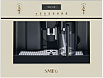 <b>Кофемашина</b> автоматическая SMEG HOME CMS8451P, 60 см, высота 45 см, кремовый, фурнитура латунная
