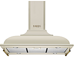 Зонт вытяжной SMEG HOME KCI19POE 90 см,кремовый