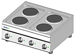 Плита 4-конфорочная TECNOINOX PC70E/6/0, 116004