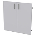 Двери к шкафу (комплект) ДВ-45 73*74,8, цвет светло-серый