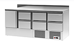 <b>Стол холодильный</b> POLAIR TMi4GN-0222-G с бортом
