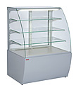 Витрина кондитерская холодильная UNIS SMART 1000 гнутое стекло серая, 1470113
