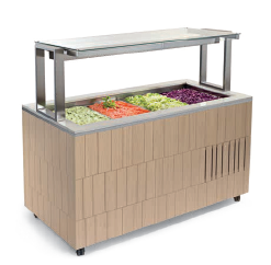 <b>Витрина холодильная</b> ENOFRIGO DROP IN DOGE ISOLA 1000 PRF A1DOGEIPRF10P/C светлый дуб