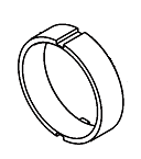 Кольцо проставочное для мясорубки TC 22 SIRMAN UNGER, LF15321DD2X