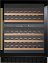 Шкаф винный встраиваемый KUPPERSBUSCH FWKU 1870.0 X4, черное стекло, Gold