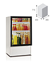 Холодильник VITRIFRIGO LT45PV со стеклянной дверью, барная версия, белый, F253191300KB
