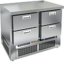 <b>Стол холодильный</b> HICOLD SNE 22/TN О без борта + задняя стенка