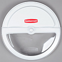 Крышка поворотная для круглого контейнера Brute на 37.9 литра RUBBERMAID белая, FG9G7600WHT