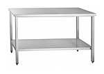 Стол производственный ABAT СПРП‑7‑7 нерж. с полкой, 21000080986