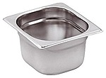 Гастроемкость из нержавеющей стали HURAKAN GN 1/6-100