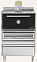 Печь угольная JOSPER HJX-PRO-L175-TD NC цвет черный