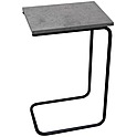 Стол журнальный Sheffilton SHT-CT9 бетон чикаго светлый/черный, 400х300х640 мм, 1579519