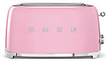 Тостер на 4 ломтика SMEG HOME TSF02PKEU розовый
