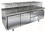 Стол холодильный под тепловое оборудование HICOLD GN 112/TN LT