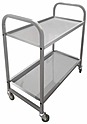 Тележка сервировочная LUXSTAHL нерж., мко748