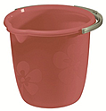 Ведро RESTOLA 10 литров бордовое, 432105521