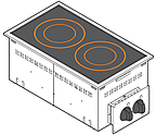 Плита индукционная встраиваемая TECNOINOX DPIN35E, 136041