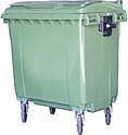 Контейнер мусорный на колёсах ТАРА.РУ 770 л зеленый, MGBG-770