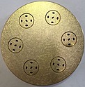 Матрица для приготовления пасты бронзовая LA MONFERRINA № 18 BRONZE DIE  для аппарата P3