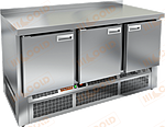 Стол холодильный HICOLD SNE 111/TN + задняя стенка из нержавеющей стали