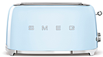 Тостер на 4 ломтика SMEG HOME TSF02PBEU пастельный голубой