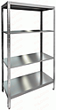 Стеллаж нержавеющий кухонный HICOLD НСК-9/5