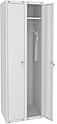 Шкаф гардеробный МЕТАЛСИТИ ШМ-22(600), разобранный, цвет дверей серый (RAL7035)