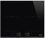 Панель варочная индукционная  SMEG HOME SI2M7643B, 60 см,Multizone, фронтальный скошенный край