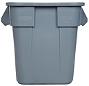Контейнер квадратный RUBBERMAID BRUTE 106 литров серый, FG352600GRAY