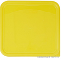 Крышка для квадратных пищевых контейнеров 11,4л,17л,20,8л, 22,94 X 22,91 X 1,31см RUBBERMAID желтая, 1980310