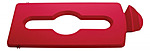 Крышка-вставка для сортировки отходов RUBBERMAID, бумага, красная, 2007195