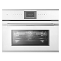 Шкаф духовой с микроволнами KUPPERSBUSCH CBM 6550.0 W1, белое стекло, Stainless Steel