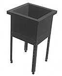 Ванна сварная одинарная CRYSPI ВМЦЭ1 800x450x850-870, ВМЦЭ1_80808587_45