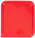 Крышка для квадратного контейнера RUBBERMAID 1,9л,3,8л,5,7л,7,6л, 22,94 X 22,91 X 1,3см , Красный, 1980200