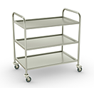 Тележка сервировочная ATESY ТС-С-3-800.500.850-02 (ТС-3 разборная)