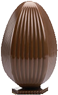 Форма для шоколада MARTELLATO 20U3D03 3D "Яйцо фигурное с подставкой" d120мм h185мм